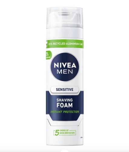 Nivea Men p�na na holen� Sensitive 200 ml Nivea Men p�na na holen� Sensitive 200 ml